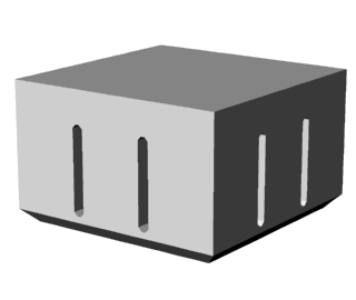 Ultrasonic horn, optimized -- block